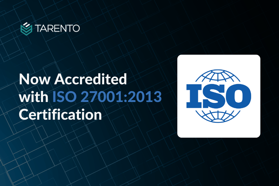Data Security: Tarento Accredited with the Prestigious ISO 27001:2013 Certificate related