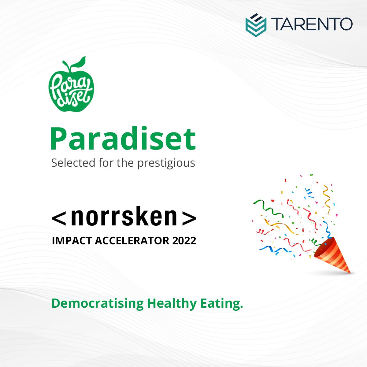 Paradiset: Democratising Healthy Eating related